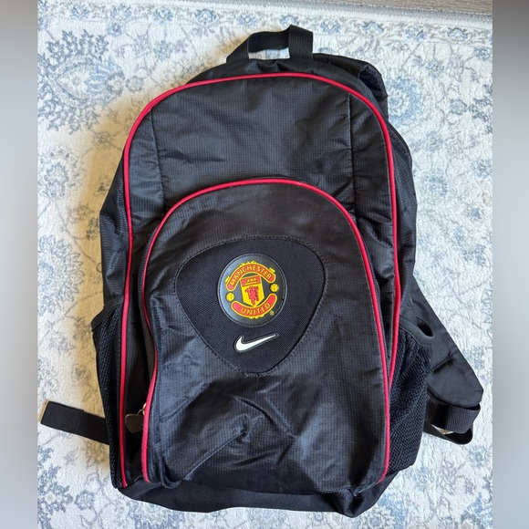 Nike Other - Nike Black and Red Manchester United Backpack